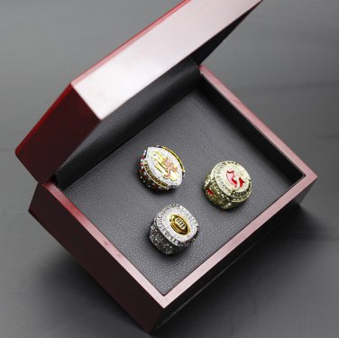 3PCS 2020 alabama crison tide NCAA championship rings 11 size with&Acirc;&nbsp;case&iuml;&frac14;�1065&iuml;&frac14;�