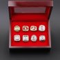 8PCS Oklahoma Sooners OU Peach Bowl NCAA Championship rings 11 size without&Acirc;&nbsp;case&iuml;&frac14;�1067&iuml;&frac14;�