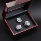 3PCS Tcu Horned Frogs Alarmo Bowl NCAA championship rings 11 size with case（1073）