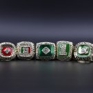 5PCS 1983 1987 1989 1991 2001 Miami Hurricans NCAA championship rings without case（1077）