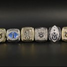 6PCS Auburn Tigers Football NCAA championship rings without case（1091）