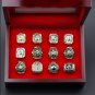 SET 12PCS Toronto Maple Leafs Stanley Cup NHL Champions rings  with case&iuml;&frac14;�1112&iuml;&frac14;�
