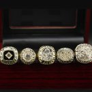 1984 1985 1987 1988 1990 Edmonton Oilers Stanley Cup NHL Champions rings  with case（1115）
