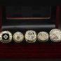 1984 1985 1987 1988 1990 Edmonton Oilers Stanley Cup NHL Champions rings  with case（1115）