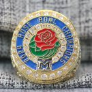 2024 Michigan Wolverines Rose Bowl NCAA Football National Championship Ring 7-16S
