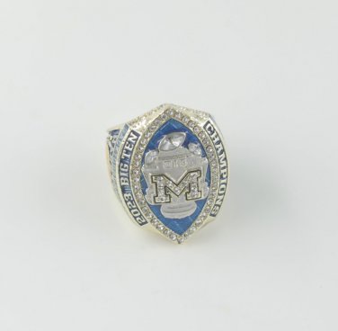 Michigan Wolverines 2024 Big Ten NCAA Championship Ring 11S