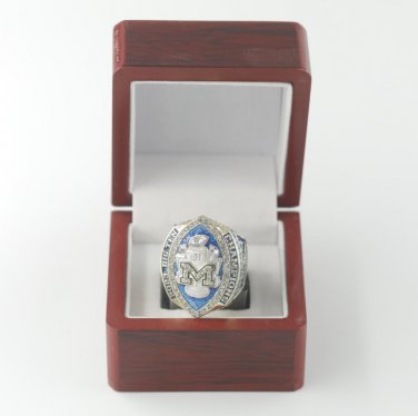 Michigan Wolverines 2024 Big Ten NCAA Championship Ring 11S with case