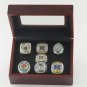 7PCS Full Set 1997-2024 2024 Michigan Wolverines NCAA Championship Ring 11S with wooden case