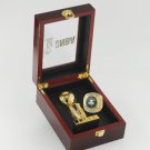 Offical 2024 Boston Celtics Basketball Championship ring and trophy with case 8-14 size US