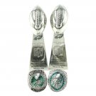 Set 2017 2024 PHILADELPHIA EAGLES SUPER BOWL Championship Rings And Trophy 8-14S