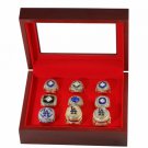 Full Set 9PCS Los Angeles Dodgers World series Championship Rings with case