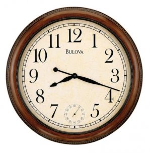 Bulova C4280 Newmarket Wall Clock