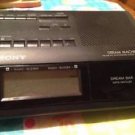 Sony Dream Machine FM/AM PLL Synthesized Clock Radio Black Model # ICF-C303