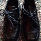 ROUNDTREE & YORKE BOYS BLACK OXFORD LEATHER DRESS or EASTER SHOES Size 10.5