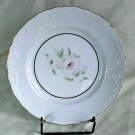 HandPainted Porcelain Plate Morning Glory Gold Rim Embossed Winrose Collection