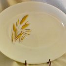 Vintage Fire-King Anchor Hocking Wheat Pattern Serving Platter 1960's