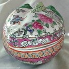 Chinese Macu Pottery Trinket Jewelry Ring Box Quinlong Peroid