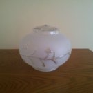 Light Shade Art Deco Retro Frosted Glass Vintage 1900  Cover 3" with Rim,