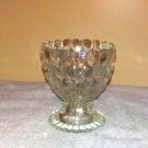 AVON Clear Glass Bowl Candy dish - Scalloped Rim & Bubble Design