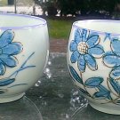 2 Vintage Chinese Porcelain Saki Tea Cups Qianlong Nian Peroid about 1963