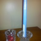 Vintage Crystal Votive Taper Candle Holder