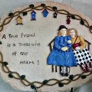 True Friend Plaque Cozy Cottage America Wall Hanging