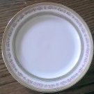 Antique C.F.Haviland Limoges Pink Roses and Gold Verde Small Plate c1900