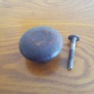 Antique 1880's Wooden Knobs Handmade Hardware for Cabinets or Doors Original