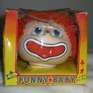 1984 Funny Baby Clown Head New In Box
