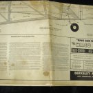 Vintage Berkeley Models "Waco Cabin" Instructions