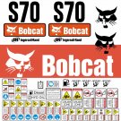 Bobcat S70 Decal Sticker Kit Repro Sticker Set