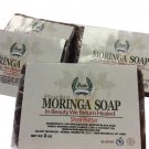 Pure Moringa Soap, Shea Butter African Black Soap 2oz - Hi-Potency African Grown
