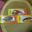 Fishing lures, lot of 3 lures for only $6.99 -- free shipping