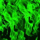 Arrow Wraps Dripping Inferno #1 Flo Green 1 Dozen 1"x7" Vanes Arrows Fletching
