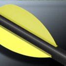 Flex Fletch Arrow Vanes FHP-200 36-Yellow Fletchings Arrows Wraps Bows