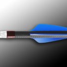 Archery Flex Fletch FFP 187 Shield Cut 36 Count Flo Blue Vanes Fletchings