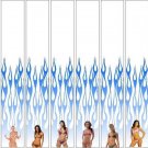 Arrow Wraps Bikini Girls Blue Flame 1235-1-Dozen (12)  Vanes Feathers