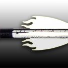 Flex Fletch Arrow Vanes Flame 36-White Fletchings Arrows Wraps Bows