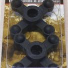 Archery Bowjax #1050 Max Jax Stabilizer Dampener Fits 5/8" up to 1” Black 2 Pk