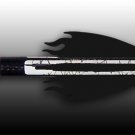 Flex Fletch Arrow Vanes Flame 36-Black Fletchings Arrows Wraps Bows