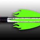 Flex Fletch Arrow Vanes Flame 36-Neon Green Fletchings Arrows Wraps Bows