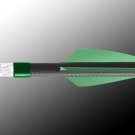 Archery Flex Fletch FFP 187 Shield Cut 36 Count Pearl Green Vanes Fletchings