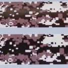 Arrow Wraps Digital Camo Black/White/Gray 1 Dozen (12) 1x7 Peel&Stick Vanes