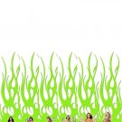Arrow Wraps Bikini Girls Antler Green Flame 9382-1-Dozen (12)  Vanes Feathers