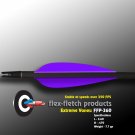 Flex Fletch Arrow Vanes FFP-360 36-Count PURPLE Fletchings Arrows Wraps