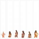 Arrow Wraps Bikini Girls White 669-1-Dozen (12)  Vanes Feathers