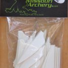 Archery Vanes Norway Industries Fusion Vanes 72-White Fletching Arrows Wraps