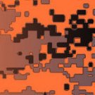 Arrow Wraps Digital Camo Fade Flo Orange TC2014-1 1X7 1-Dozen  Vanes Feathers