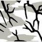 MacDaddy's Arrow Wraps 1 Dozen Predator Camo Winter White #47 Arrows Vanes