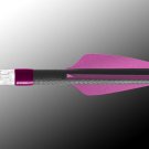 Archery Flex Fletch FFP 187 Shield Cut 36 Count Pearl Pink Vanes Fletchings